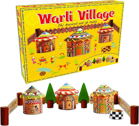 FUN Warli Village Art and Craft Kit Ancient Art of India Hobby Kit for Girls Age 8 Years and Above gifts