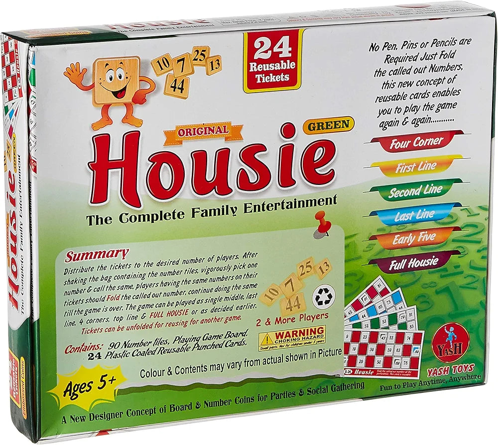 Housie Set The Complete Family Fun Entertainment set for to make your family time more fun fully