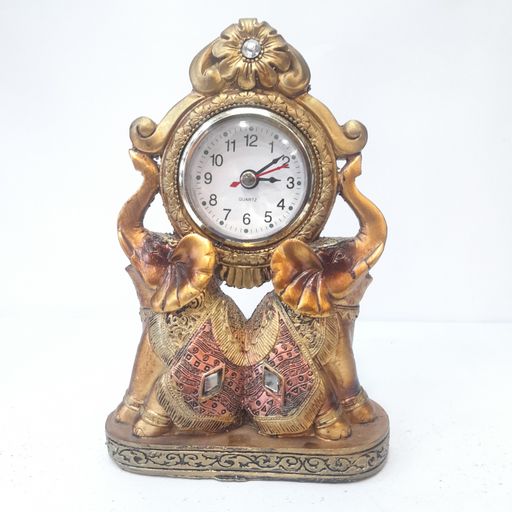 Elephants Desktop clock