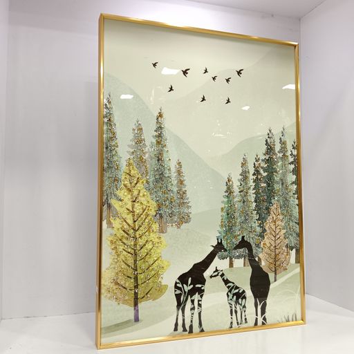 Crystal wall frames