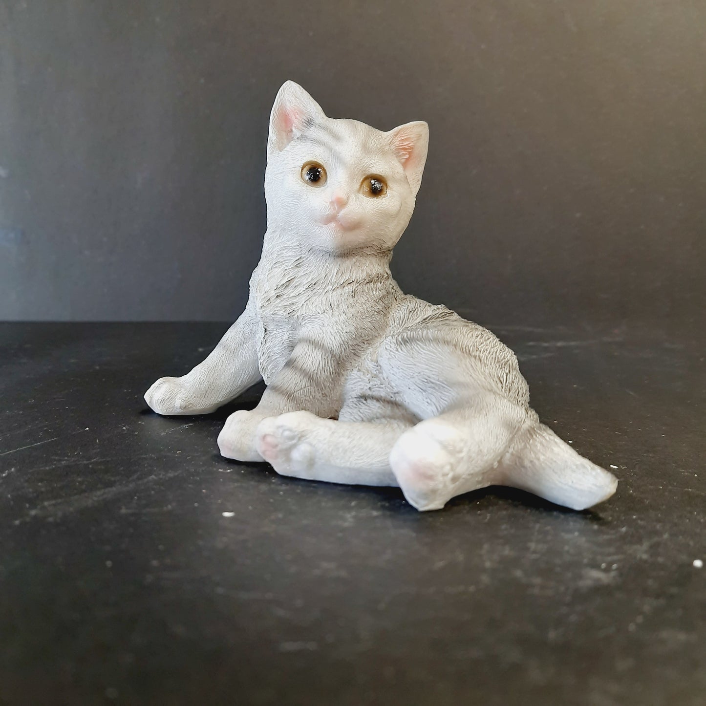 Cute realistic looking cat showpiece different mood cats