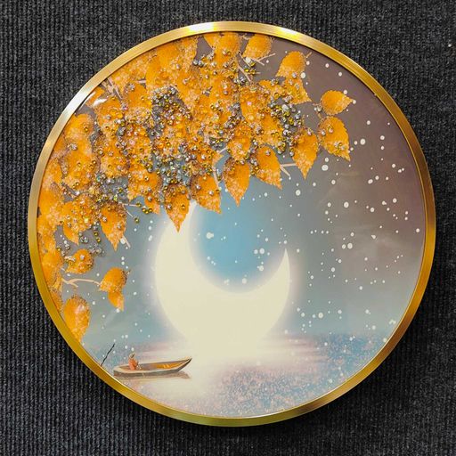 LUXURY CRYSTAL 3D CIRCLE SHAPE PAINTING