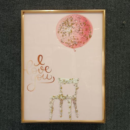 Crystal wall frames