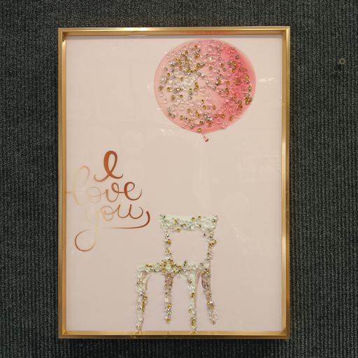 Crystal wall frames