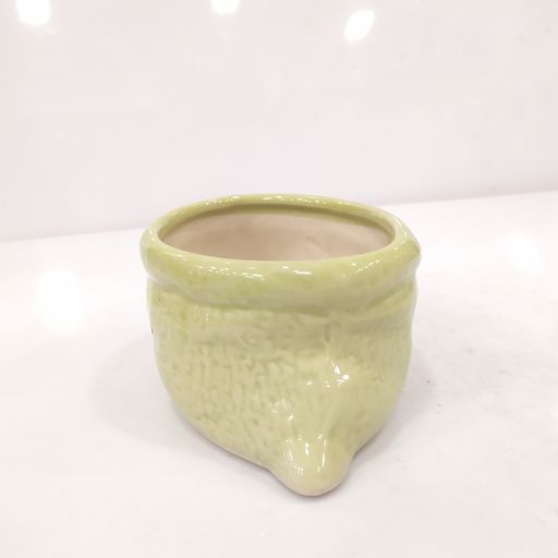 Decorative Glossy Ceramic Planter Pot Self Watering Indoor Pots for Plants Low Maintenance Flowers Pot Suitable for Home Office & Balcony Decor Indoor Outdoor Decoration