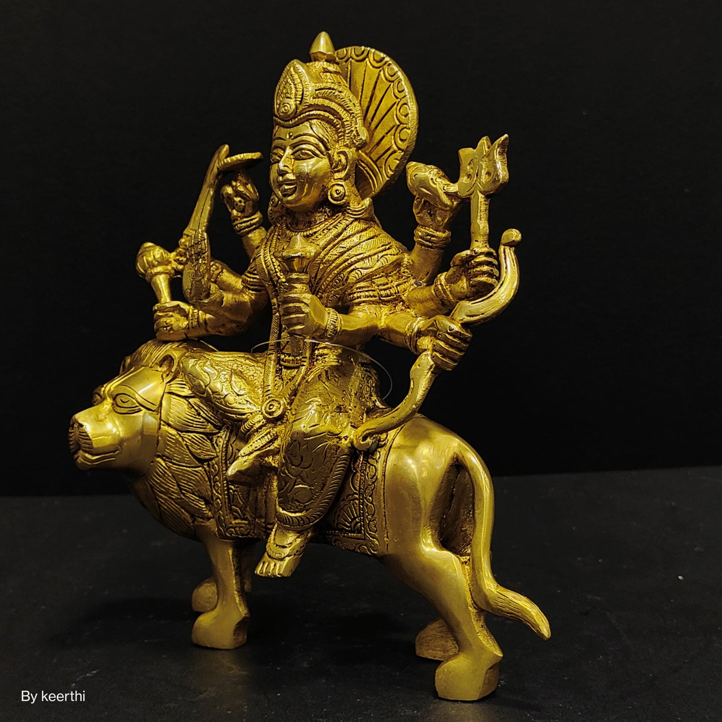Brass Durga ma idol
