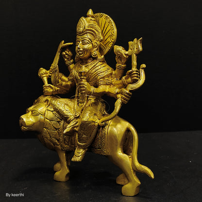 Brass Durga ma idol