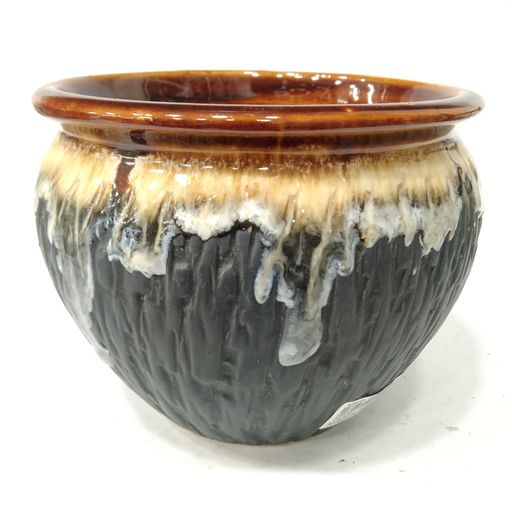 stylish Unique Glacier Look Green Ceramic Pots Planters for Indoor Plants,Succulent,Outdoor,Balcony,Home,Garden,Office