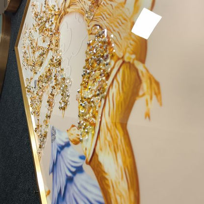 Crystal wall frames