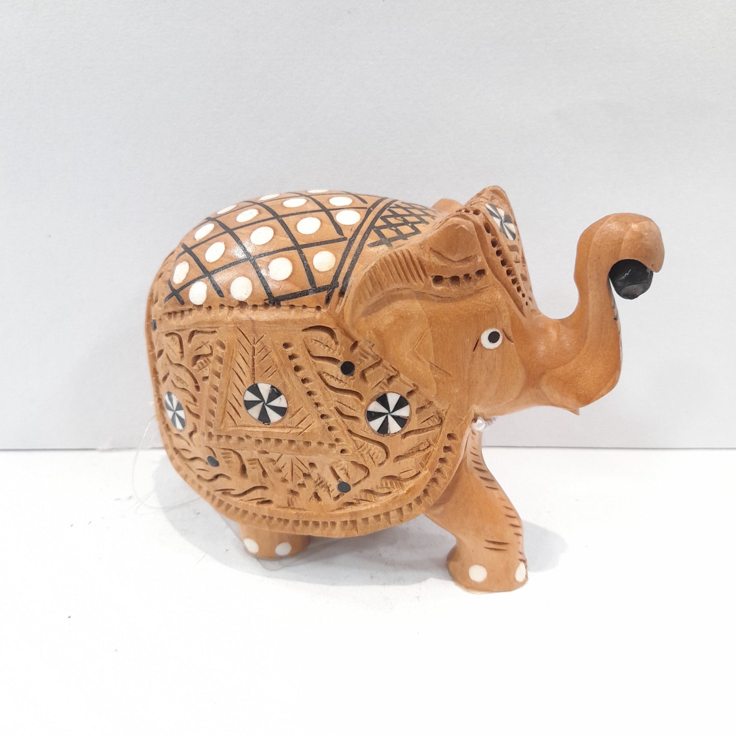 Wooden Crafted Elephant For Good Luck