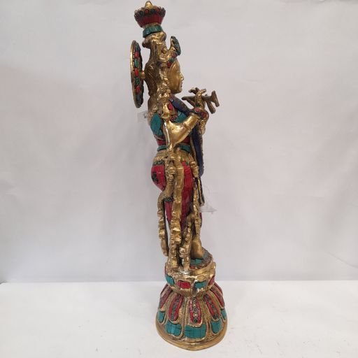 Brass Krishna idol