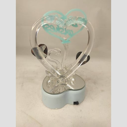 Swan crystal glass