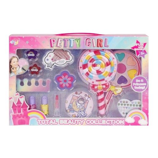 Pretty girl total beauty collection be a princess today fun with makeup for girl kids from 5 years above age