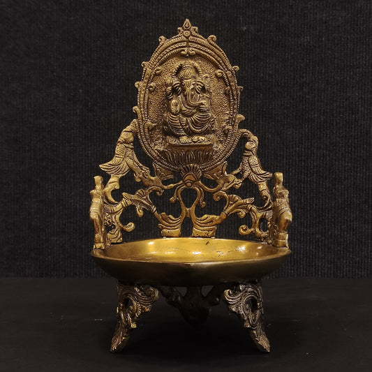 Brass Ganesh Diya
