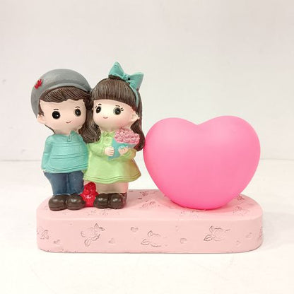 Couple heart lamp
