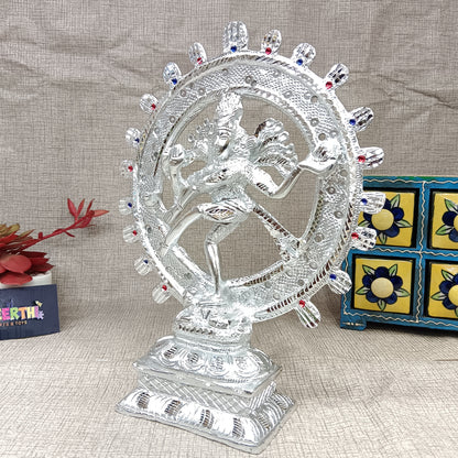 Natraj German silver idol