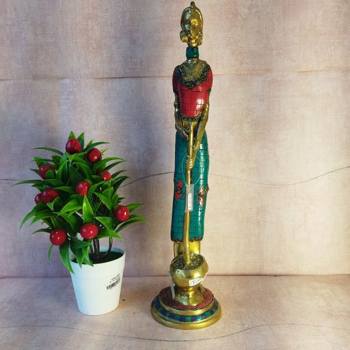Brass lady