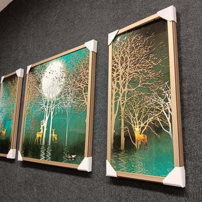 Crystal wall frames