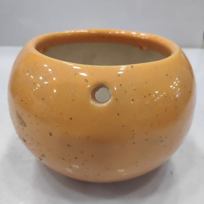 Ceramic Hanging pot with drain hole for live plants to decorate office & home