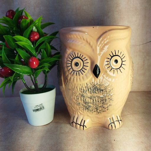 The Urban Garden Beautiful Ceramic Owl Planter Ceramic Pot Flower Planter Home Decor Office Decor