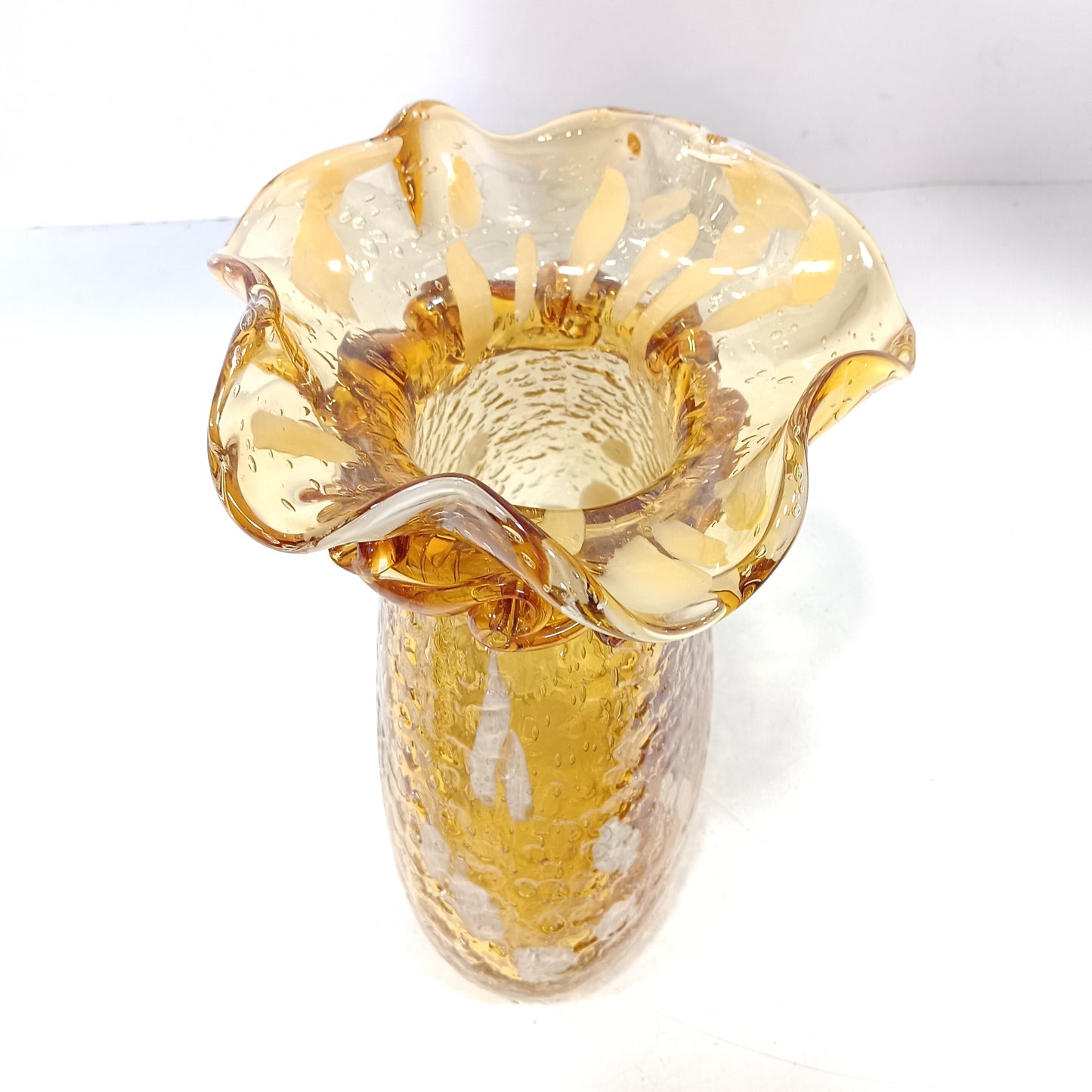 Specially hand moulded glass Flower vase