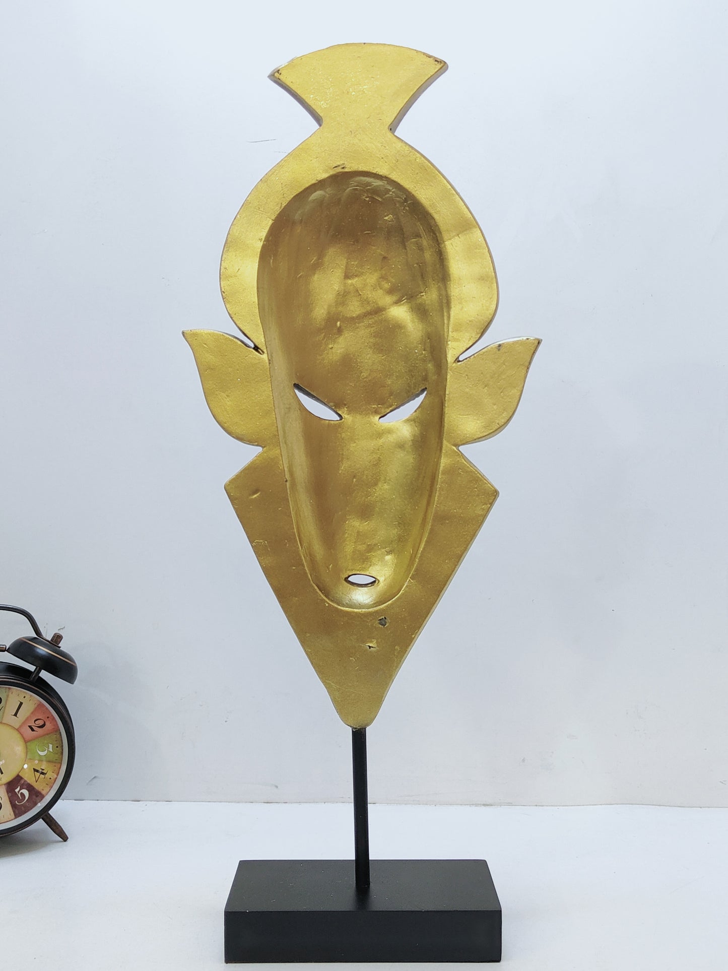 African Tribal Face Mask Sculpture