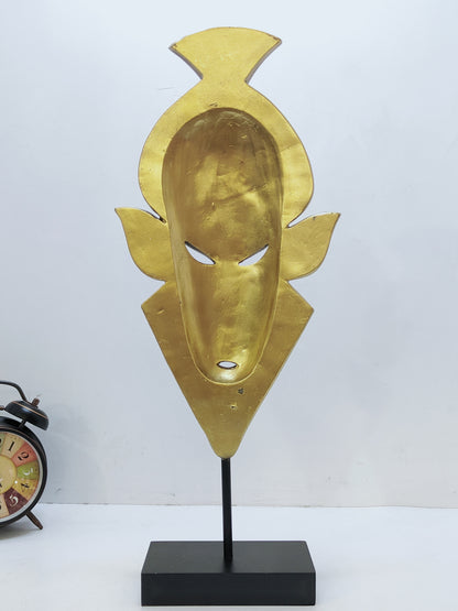 African Tribal Face Mask Sculpture