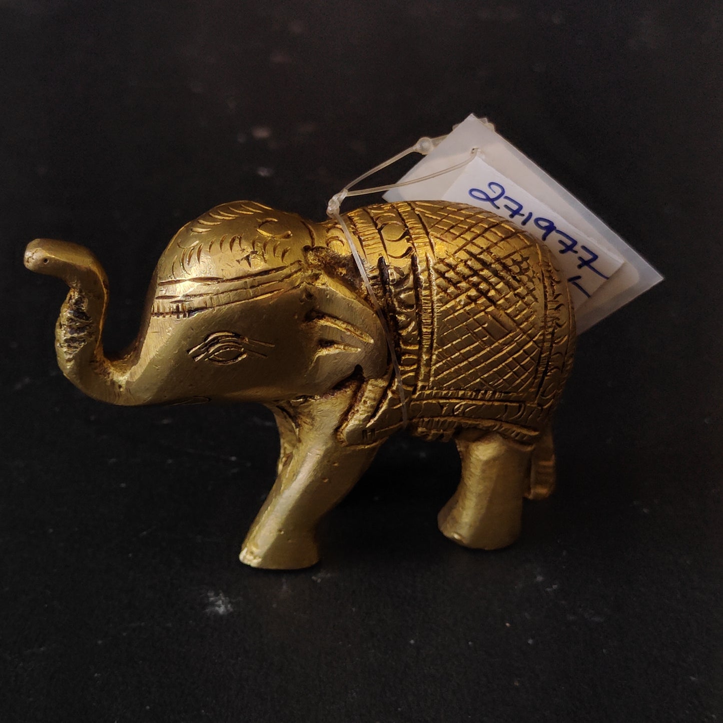 Antique Brass Trunk Up Elephant