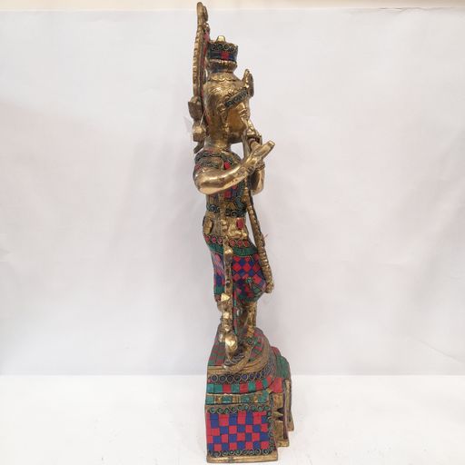 Brass Krishna idol