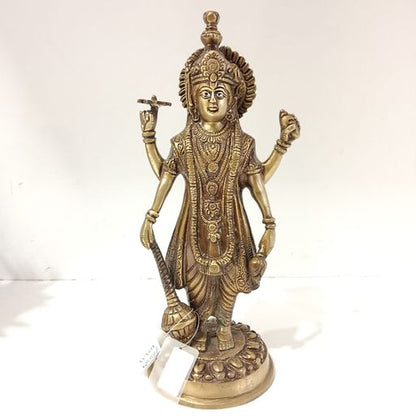 brass vishnu