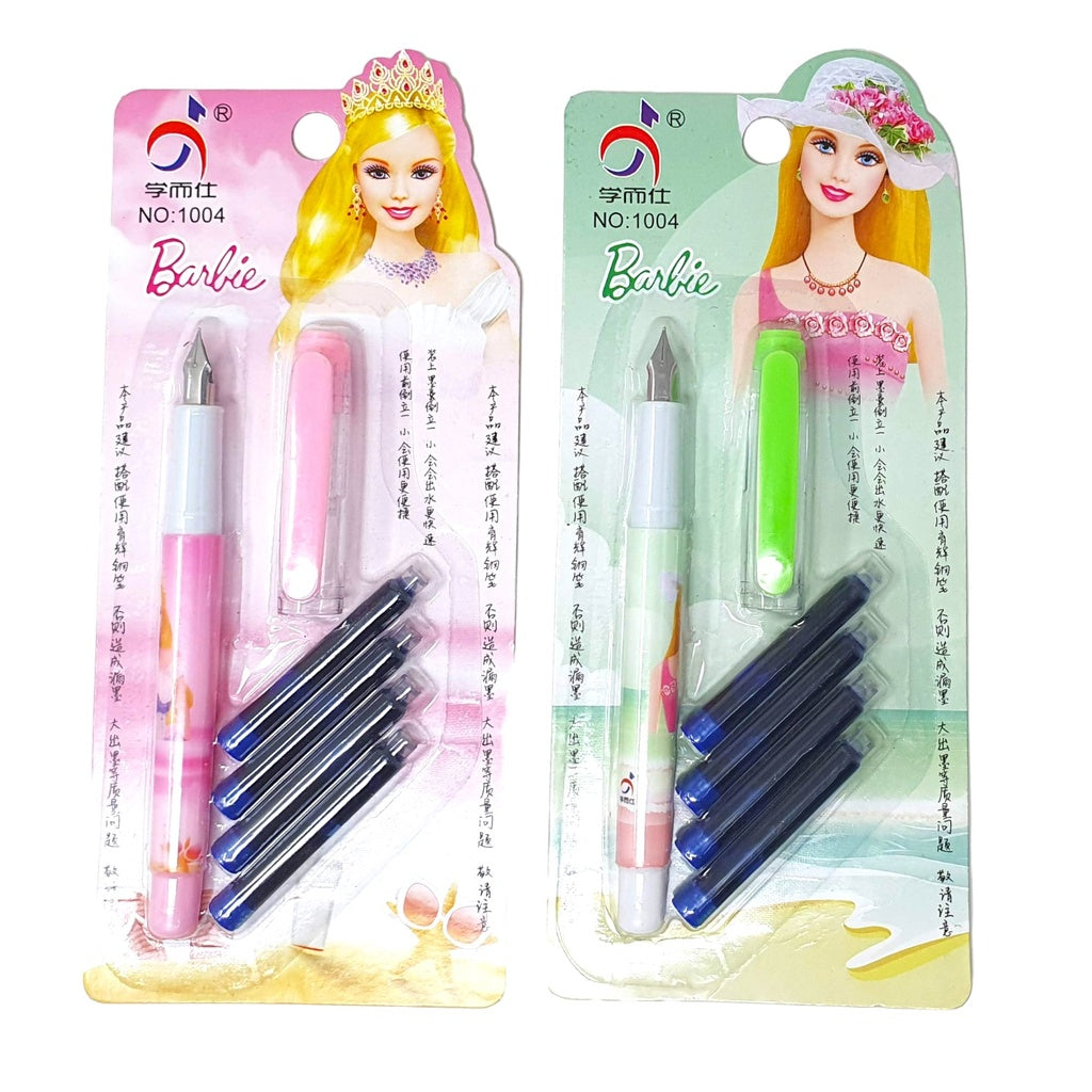 Barbie Fountain pen set perfect for kids return gifting