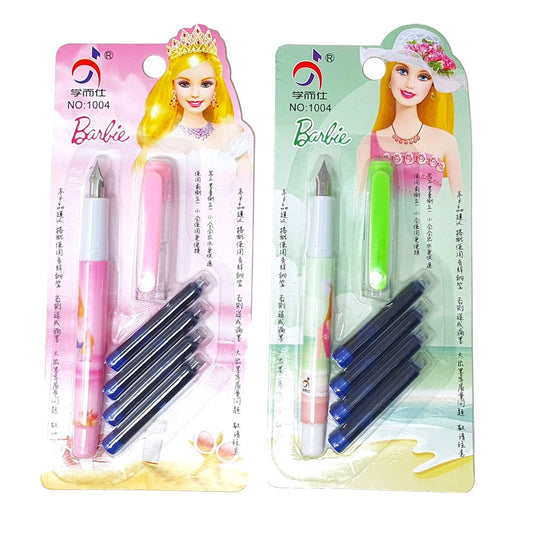 Barbie Fountain pen set perfect for kids return gifting