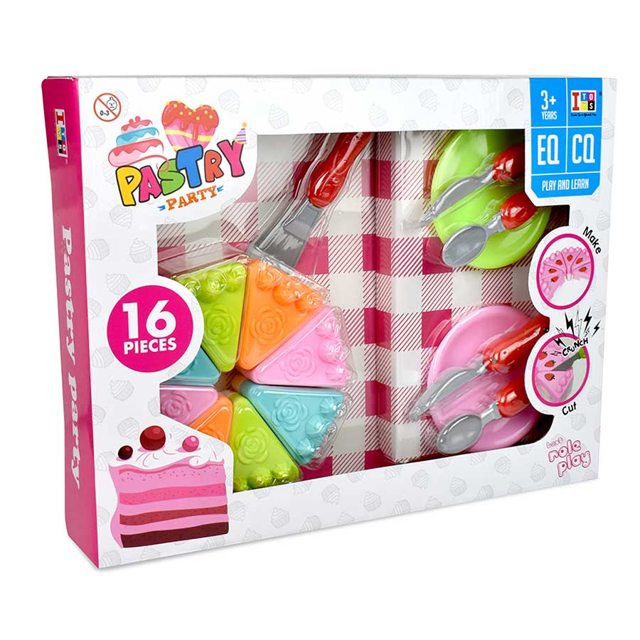 Realistic Cake Pastry Toys for Kids Food Play Set for Kids Non Toxic Plastic Kitchen Set for Kids Realistic Kitchen Set for Kids