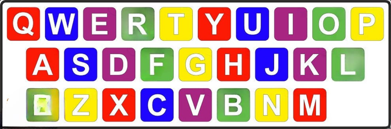 Kids Wooden Small Keyboard Order Arranged Alphabets Board For Kids Learning and Brain Development