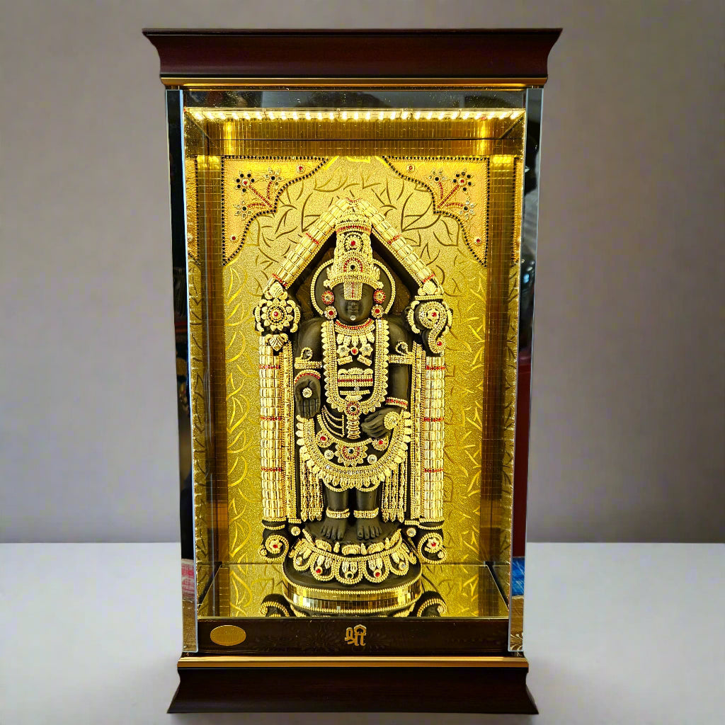 Golden Balaji Idol WIth Light