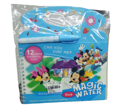 Caught Trendy Magic Paint with Water Coloring Books for Toddler, Reusable Water Reveal Activity Books Learning and Educational Toy for Kid.