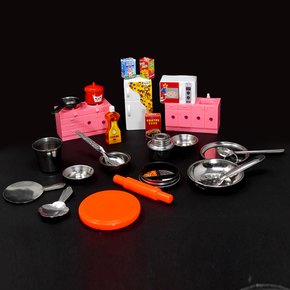 Kitchen Steel Premium Kitchen Role Play Kitchen sets Toys for Kids