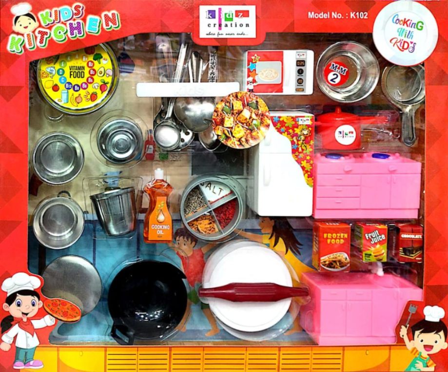 Kids kitchen toy set