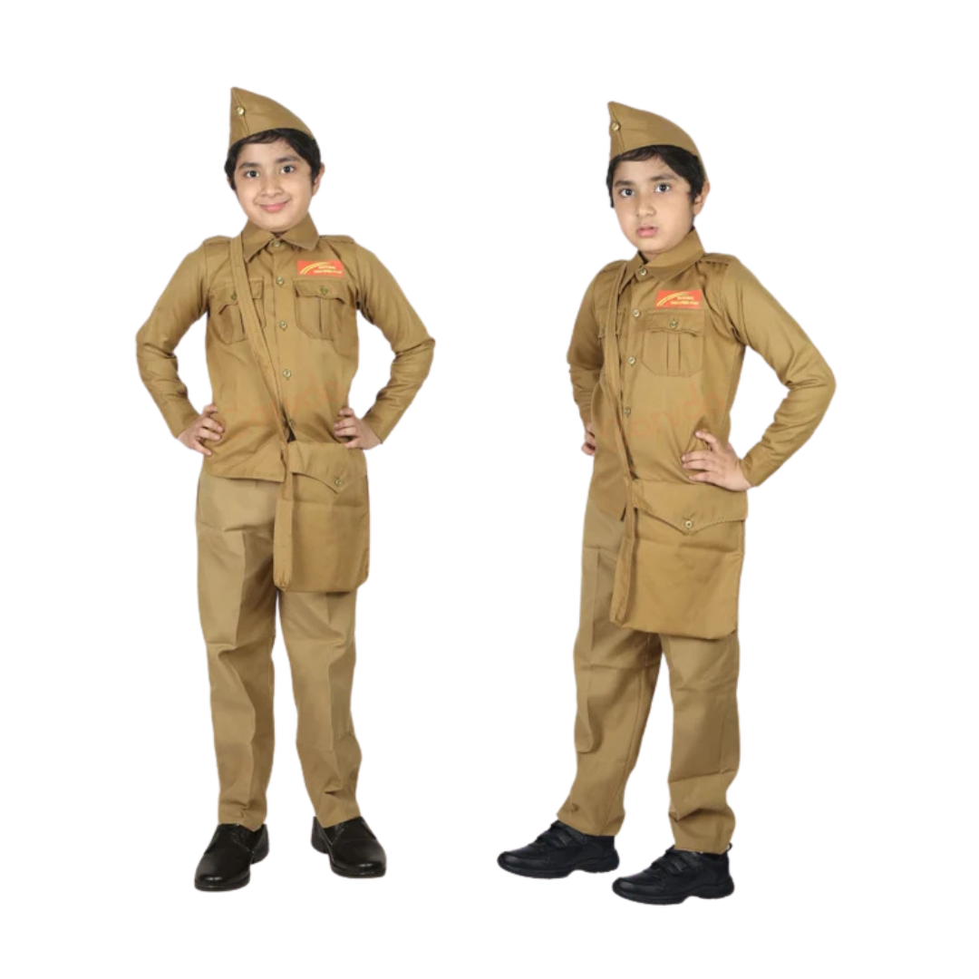 Postman Dress with Bag And Cap