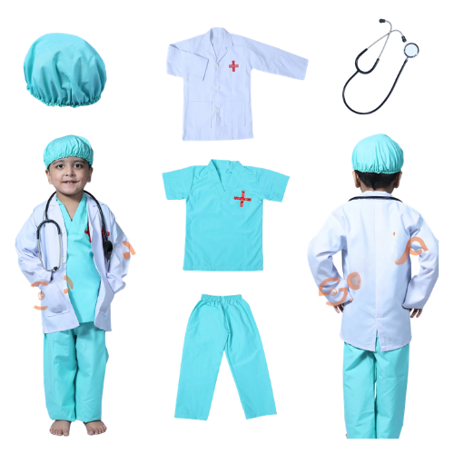 Surgeon Costume Set For Kids
