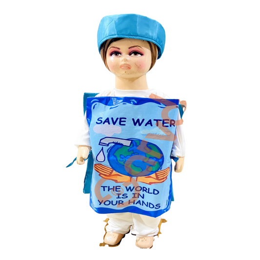 Save Water Costume Cutout for kids-Free Size