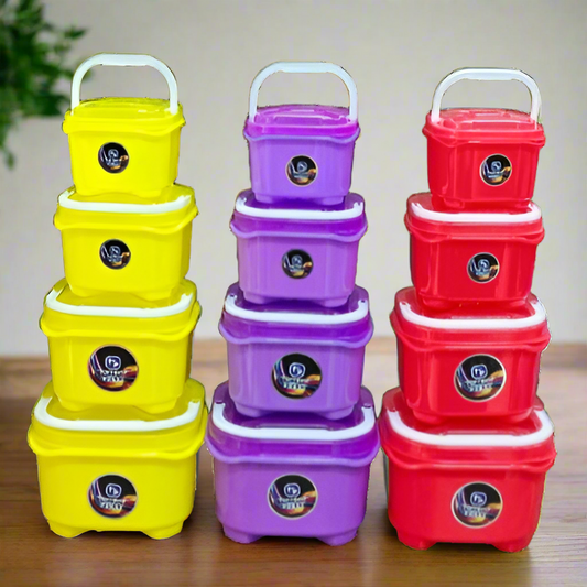 Radio 4pcs set storage Containers Perfect For return Gifting Purpose