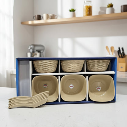 RETINA SQUARE SOUP SET