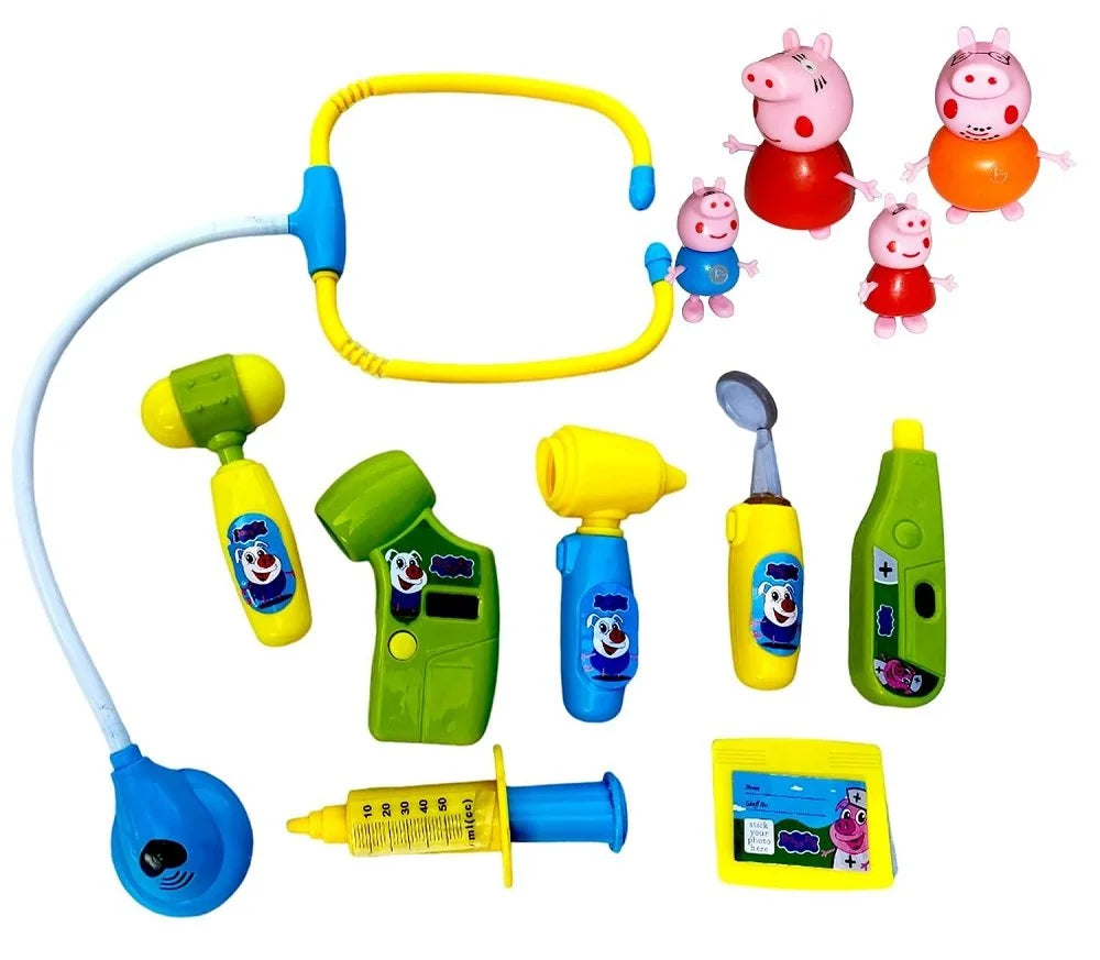 Peppa Pig Family Doctor Pretend Play Set for Kids