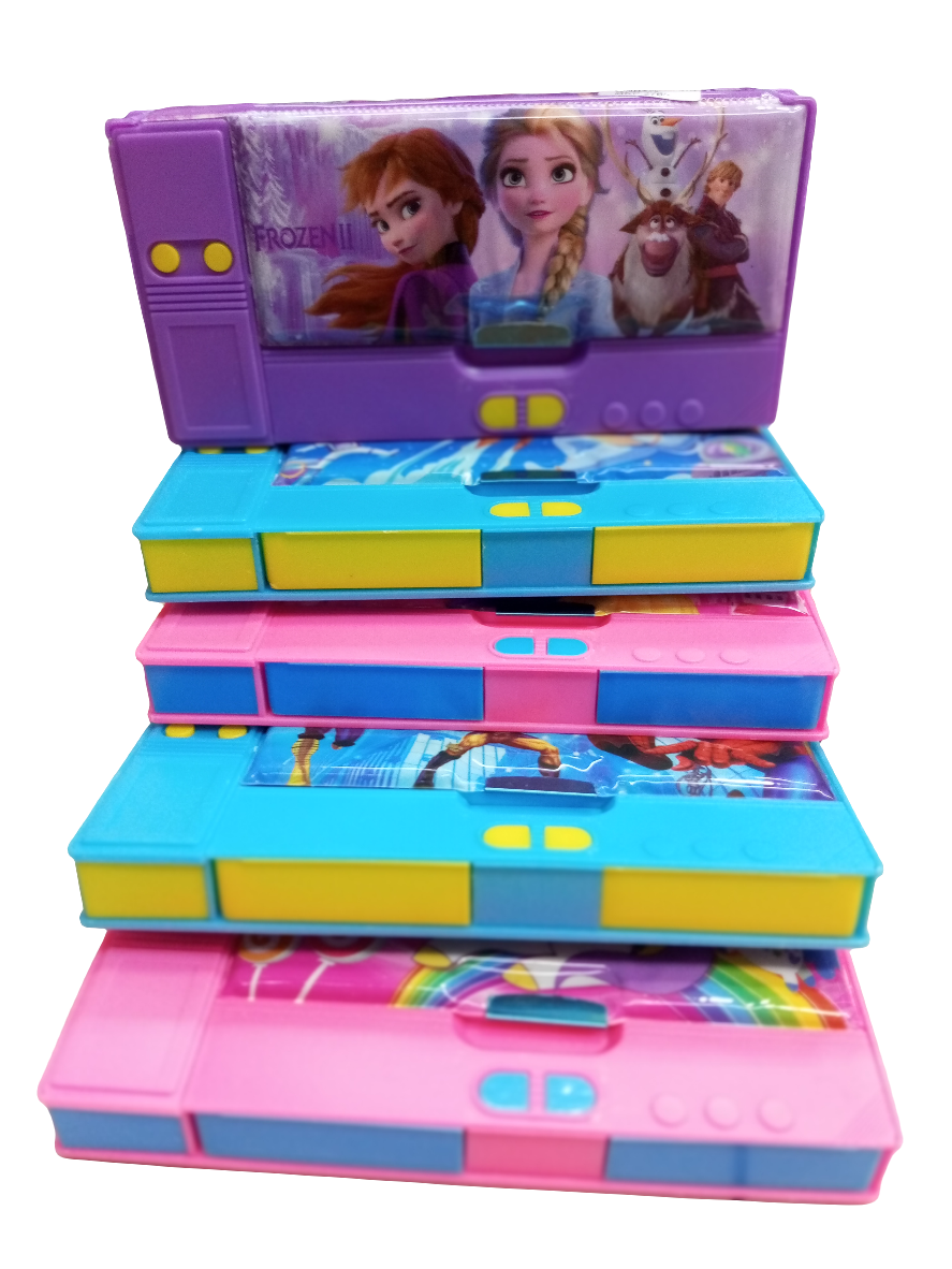 Mini Zambo Pencil CaseThe Pencil Box Case is perfect for kids who need to transport their school supplies in a secure and organized manner. With its durable design and compact size, it's great for children