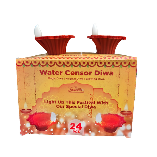 Water sensored led diya's perfect for Diwali decoration 24pcs set