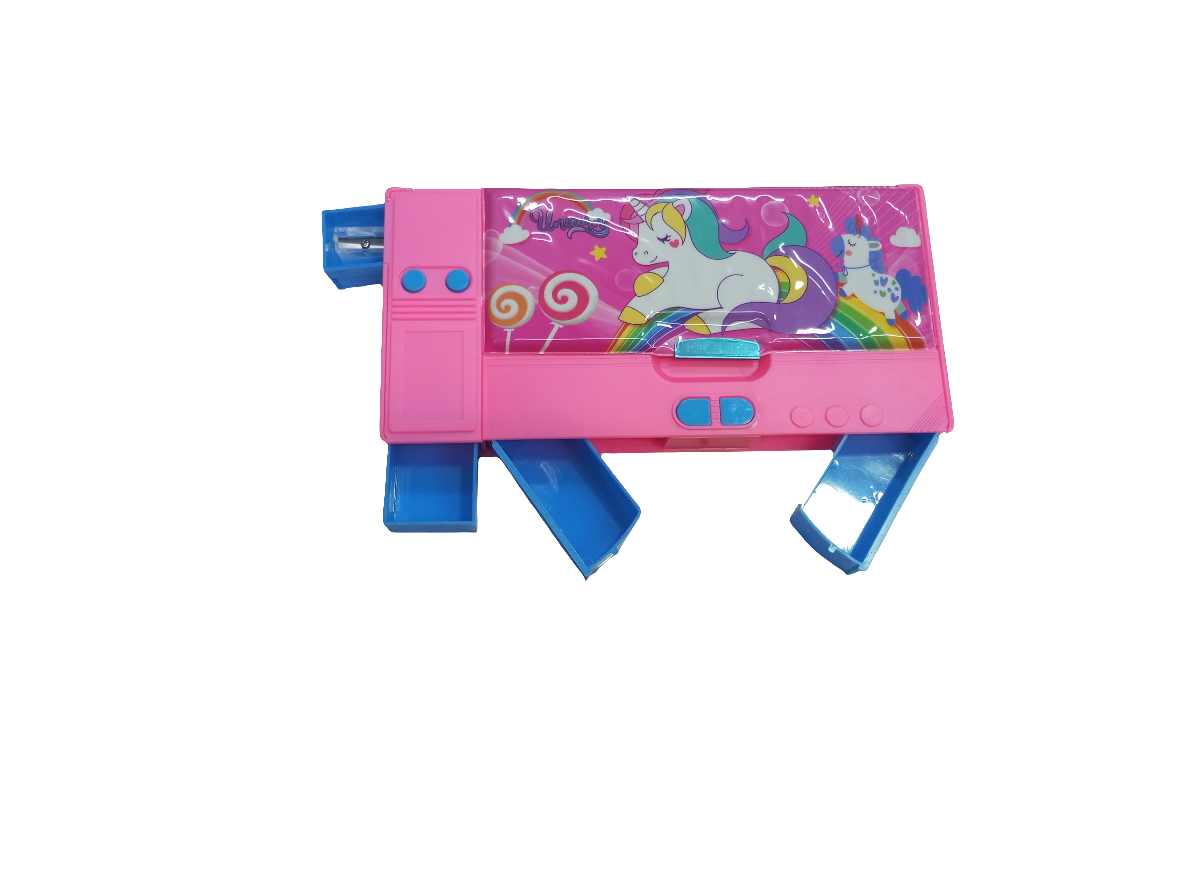 Mini Zambo Pencil CaseThe Pencil Box Case is perfect for kids who need to transport their school supplies in a secure and organized manner. With its durable design and compact size, it's great for children