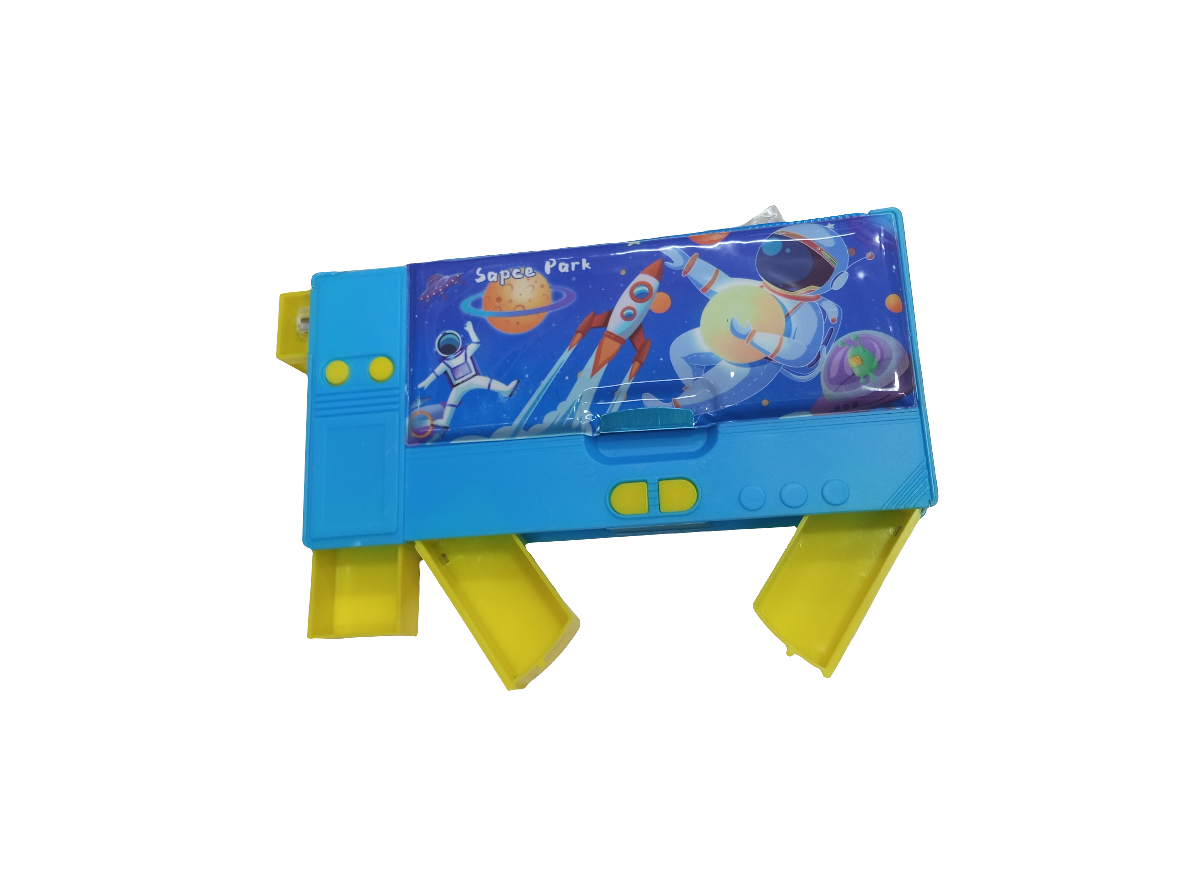 Mini Zambo Pencil CaseThe Pencil Box Case is perfect for kids who need to transport their school supplies in a secure and organized manner. With its durable design and compact size, it's great for children