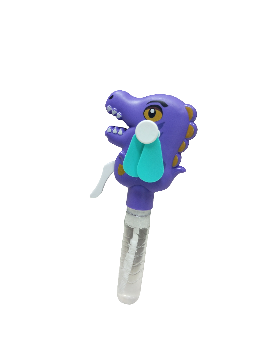 Mini fan Dinosaur bubble blower Perfect for keeping cool on hot days and creating endless bubbles for hours of entertainment.
