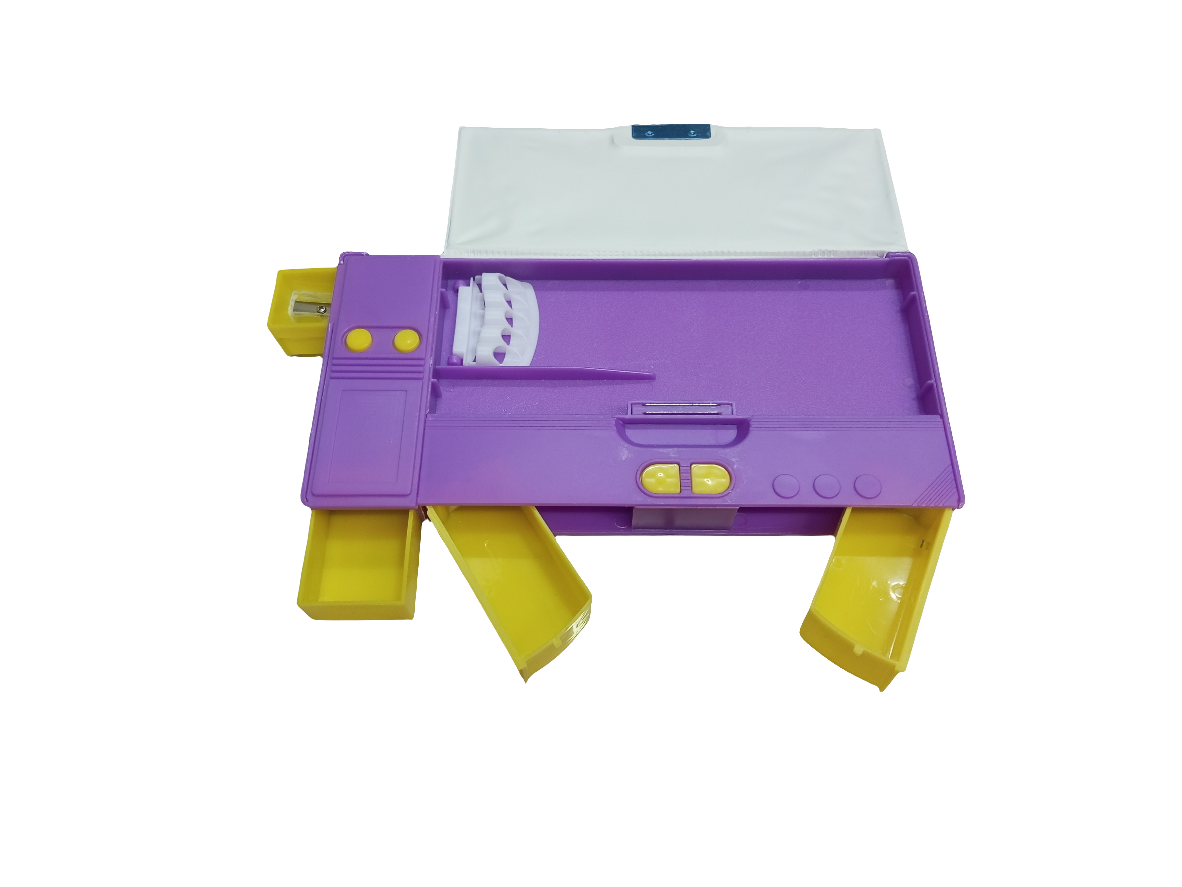 Mini Zambo Pencil CaseThe Pencil Box Case is perfect for kids who need to transport their school supplies in a secure and organized manner. With its durable design and compact size, it's great for children